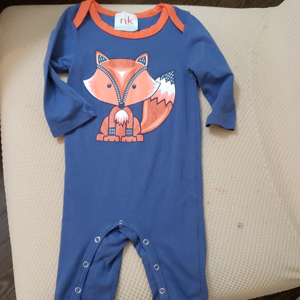 Blue fox Boys one piece outfit